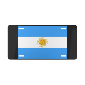 Argentina Flag Vanity Plate