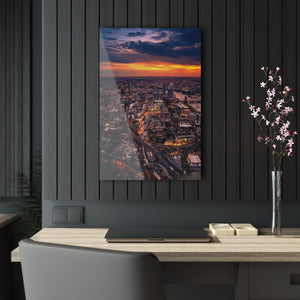 Sunset Over London Acrylic Prints