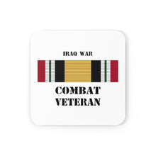 Load image into Gallery viewer, Iraq War Veteran Corkwood Coaster Set