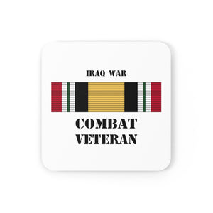 Iraq War Veteran Corkwood Coaster Set