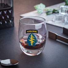 Load image into Gallery viewer, U.S. Army Special Forces Patch Whiskey Glass