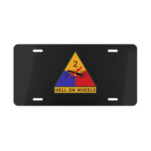 Load image into Gallery viewer, 2nd Armored Division Patch Vanity Plate