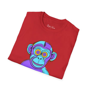 Funky Monkey Pop Art | Unisex Softstyle T-Shirt