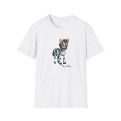 Happy Zebra | Unisex Softstyle T-Shirt