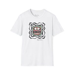 Funky Face Pop Art 2 | Unisex Softstyle T-Shirt