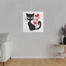 Load image into Gallery viewer, Love Cats | Square Matte Canvas