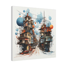 Load image into Gallery viewer, Abstract Village | Square Matte Canvas