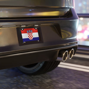 Croatia Flag Vanity Plate