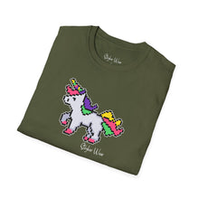 Load image into Gallery viewer, Digital Unicorn | Unisex Softstyle T-Shirt