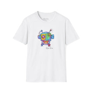 Colorful Computer Abstract Sketch | Unisex Softstyle T-Shirt