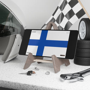 Finland Flag Vanity Plate