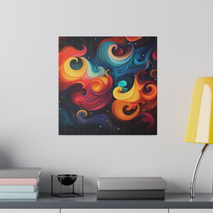 Colorful Wall Art | Square Matte Canvas