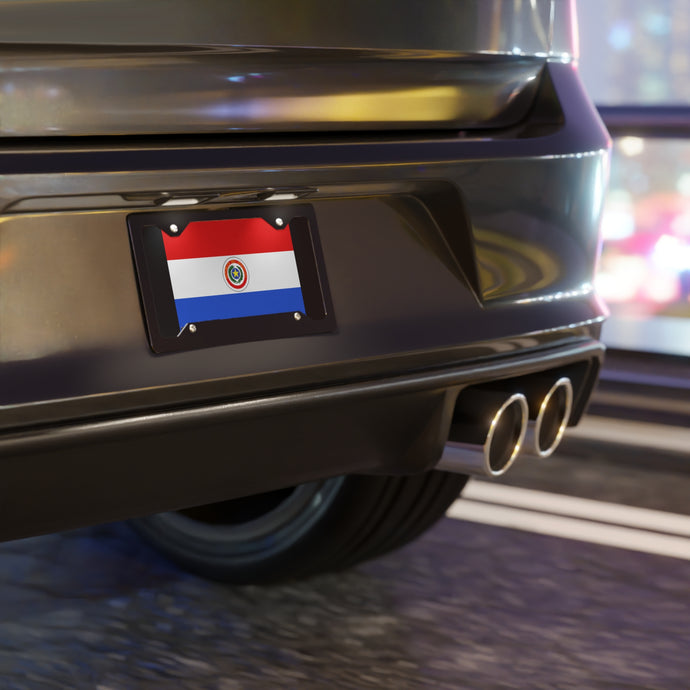 Paraguay Flag Vanity Plate