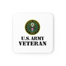 Load image into Gallery viewer, U.S. Army Veteran Corkwood Coaster Set