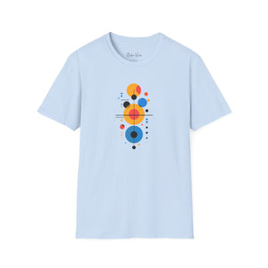 Colorful Circle Art | Unisex Softstyle T-Shirt