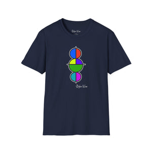 Minimalist Circle Art | Unisex Softstyle T-Shirt