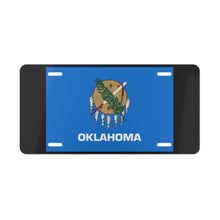 Load image into Gallery viewer, Oklahoma State Flag Vanity Plate