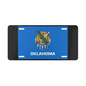 Oklahoma State Flag Vanity Plate