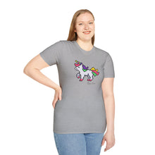 Load image into Gallery viewer, Digital Unicorn | Unisex Softstyle T-Shirt