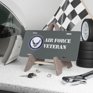 Air Force Veteran Vanity Plate