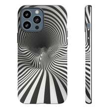 Load image into Gallery viewer, Black &amp; White Illusion | iPhone, Samsung Galaxy, and Google Pixel Tough Cases