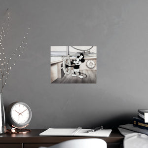 Steamboat Willie |  Horizontal Matte Posters