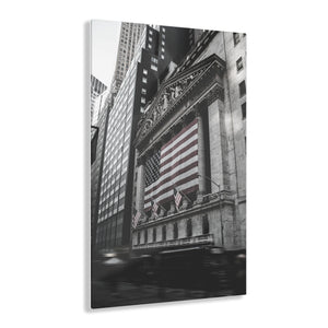 Wallstreet Street NYC Black & White Acrylic Prints