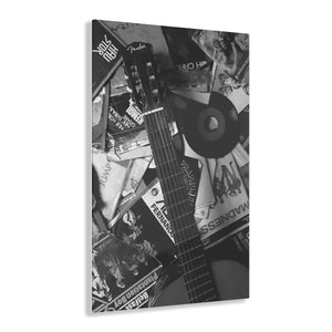 Vintage Music Vibes Black & White Acrylic Prints