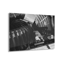 Load image into Gallery viewer, Records in the Jukebox Black &amp; White Acrylic Prints