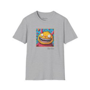 Funky Goblin Drawing | Unisex Softstyle T-Shirt