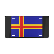 Load image into Gallery viewer, Aland Flag Vanity Plate