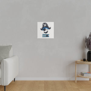 Kids Pirate Wall Art | Square Matte Canvas