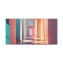 Load image into Gallery viewer, Pastel Hallways - Horizontal Canvas Gallery Wraps