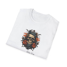 Load image into Gallery viewer, Vintage Tattoo Style Skull | Unisex Softstyle T-Shirt