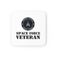 Load image into Gallery viewer, U.S.Space Force Veteran Corkwood Coaster Set