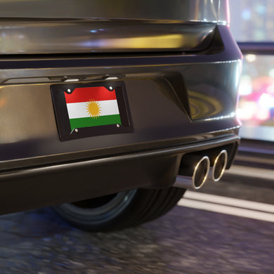 Kurdistan Flag Vanity Plate