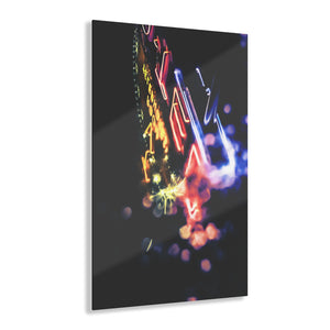 City Neon Lights Acrylic Prints