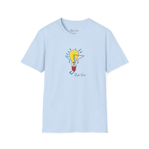 Retro Lightbulb Pop Art | Unisex Softstyle T-Shirt