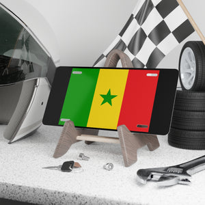 Senegal Flag Vanity Plate