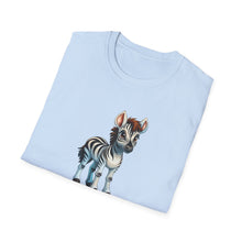Load image into Gallery viewer, Happy Zebra | Unisex Softstyle T-Shirt