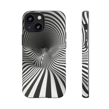 Load image into Gallery viewer, Black &amp; White Illusion | iPhone, Samsung Galaxy, and Google Pixel Tough Cases