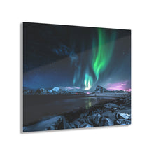 Load image into Gallery viewer, Aurora Over the Mountains Acrylic Prints