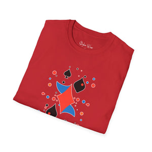 Minimalist Cards Art | Unisex Softstyle T-Shirt