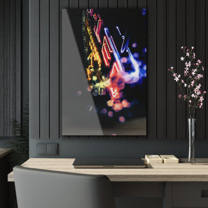 City Neon Lights Acrylic Prints