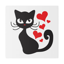 Load image into Gallery viewer, Love Cats | Square Matte Canvas