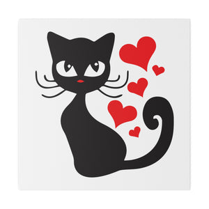 Love Cats | Square Matte Canvas