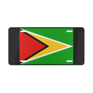 Guyana Flag Vanity Plate