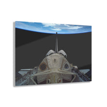 Load image into Gallery viewer, Space Shuttle Columbia Orbiting Earth Acrylic Prints