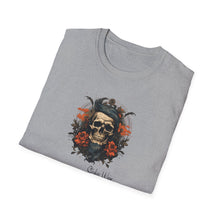 Load image into Gallery viewer, Vintage Tattoo Style Skull | Unisex Softstyle T-Shirt