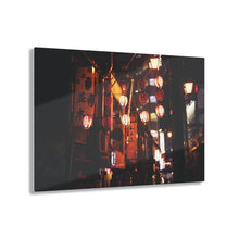 Load image into Gallery viewer, Lanterns on a City Street Acrylic Prints